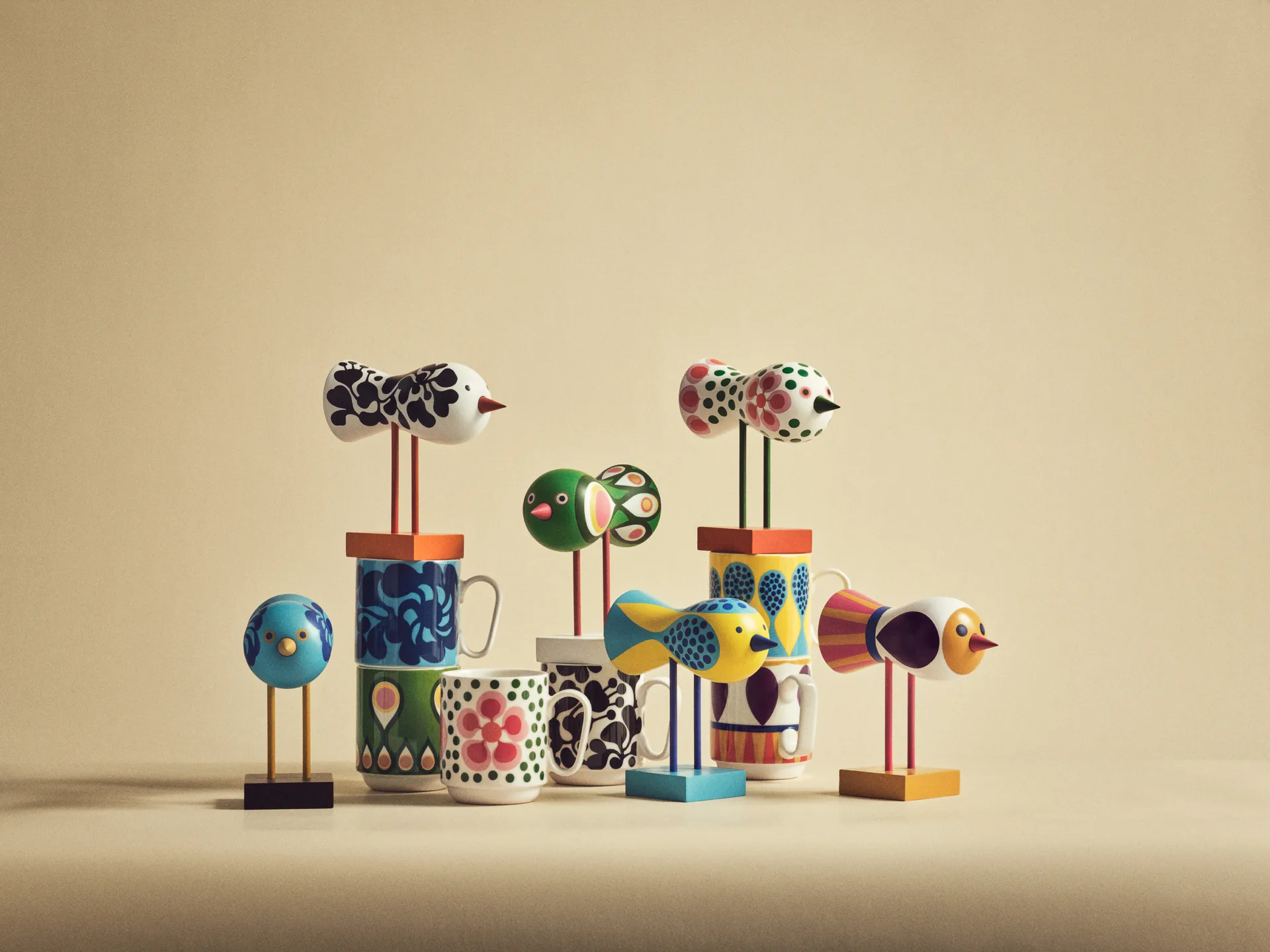 Birds 1967 kopp 35 cl, No. 2 Design House Stockholm