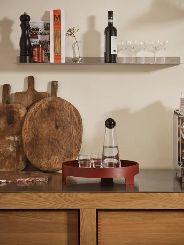 Bridge brett - Red, Ø42 cm - Design House Stockholm