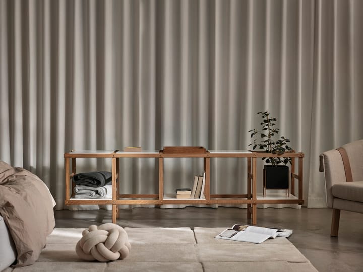 Frame hylle lav, Eik-hvit Design House Stockholm