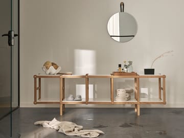 Frame hylle lav - Eik-hvit - Design House Stockholm