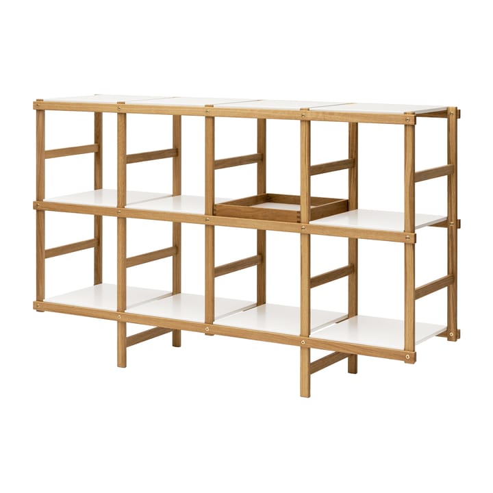 Frame hylle M 154 cm - Eik-hvit - Design House Stockholm