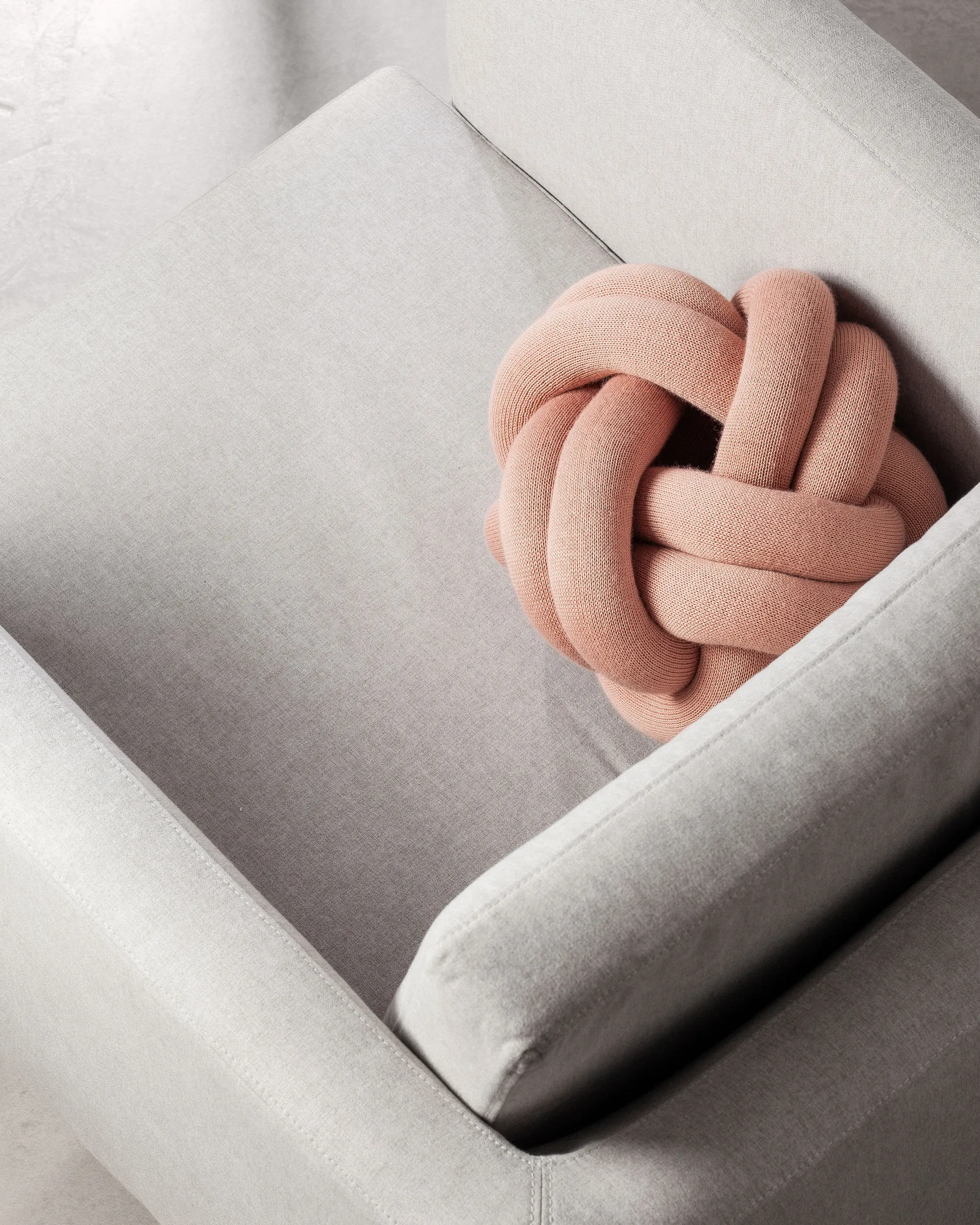 Knot pute, Dusty pink Design House Stockholm
