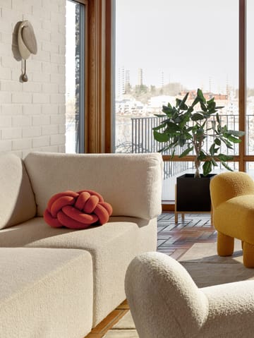Knot pute - Orange red - Design House Stockholm