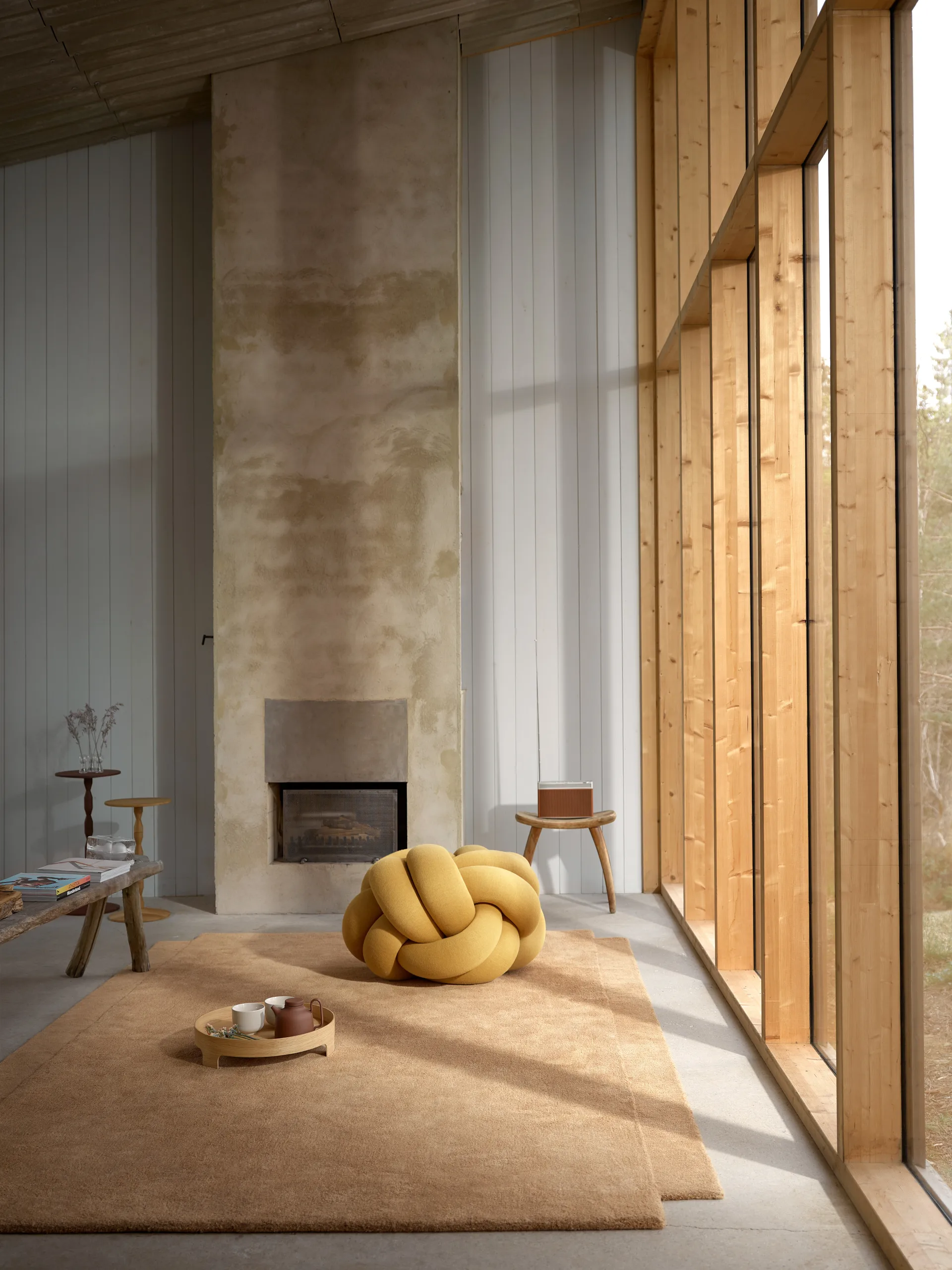 Knot pute XL, Yellow Design House Stockholm