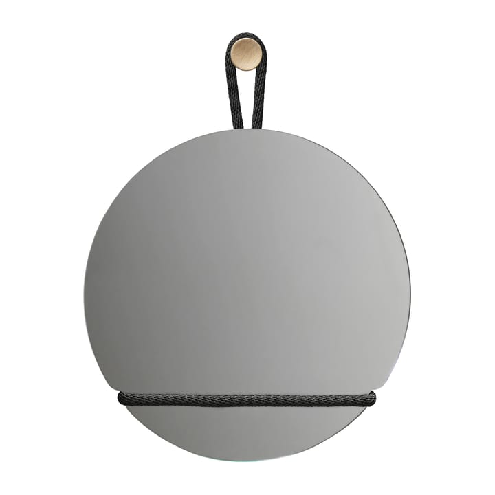 Lasso speil rund - Klar-svart - Design House Stockholm