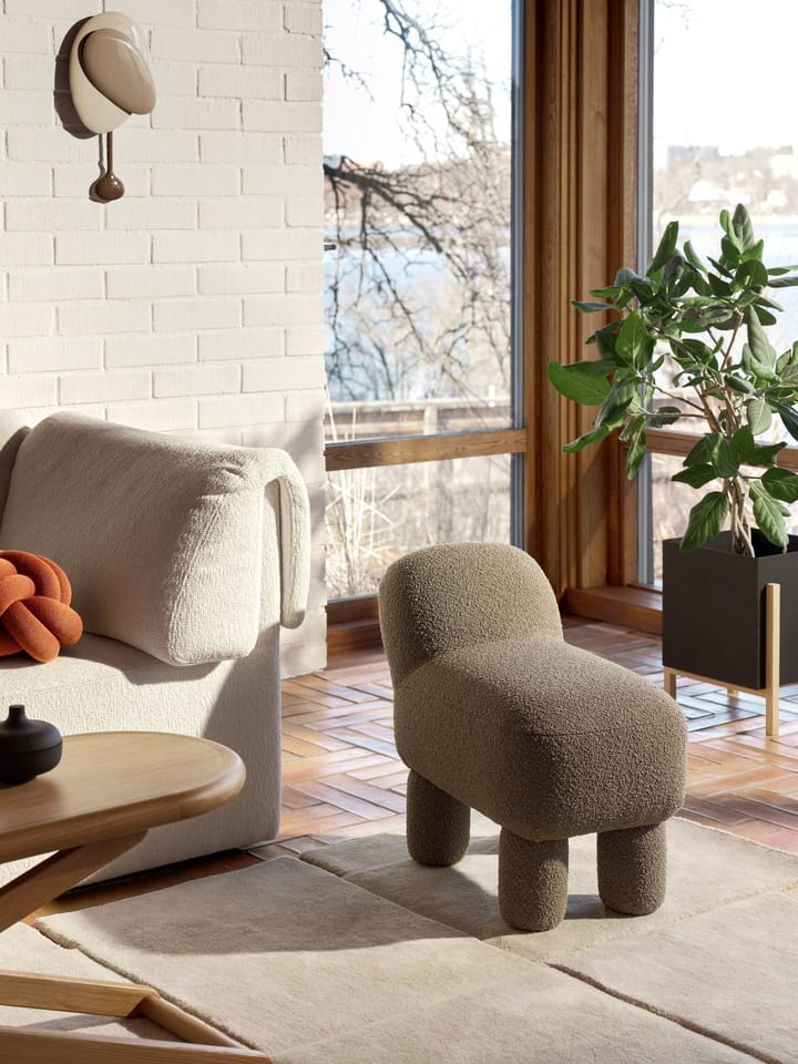 Lulu puff 36 x 65 cm, Brown Design House Stockholm