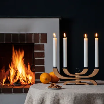 Nordic light lysestake 4 armer - Eik - Design House Stockholm