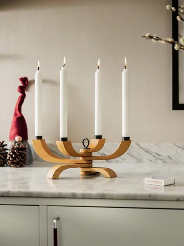 Nordic light lysestake 4 armer - Eik - Design House Stockholm