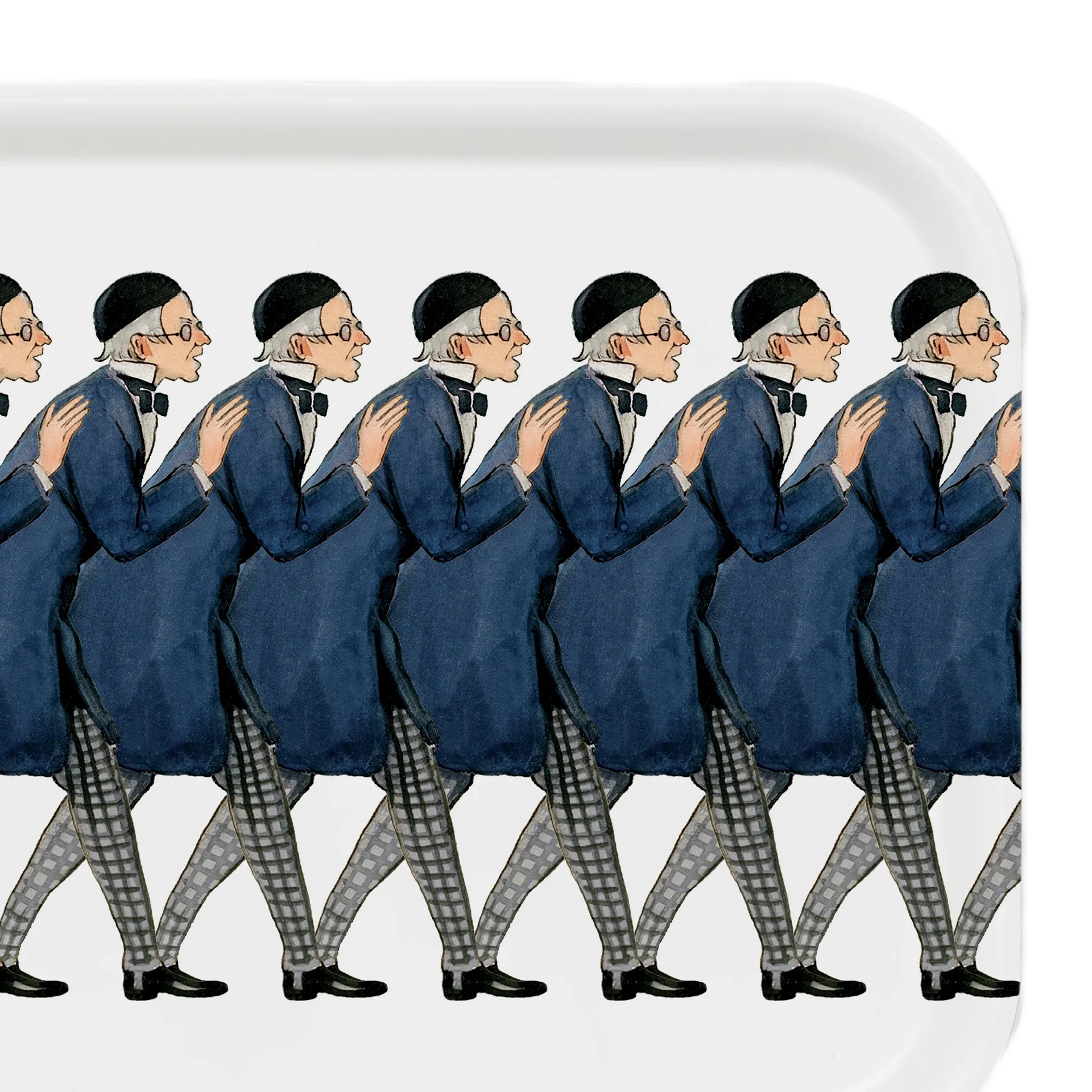 Onkel Blå brett kvadratisk, 27x20 cm Design House Stockholm