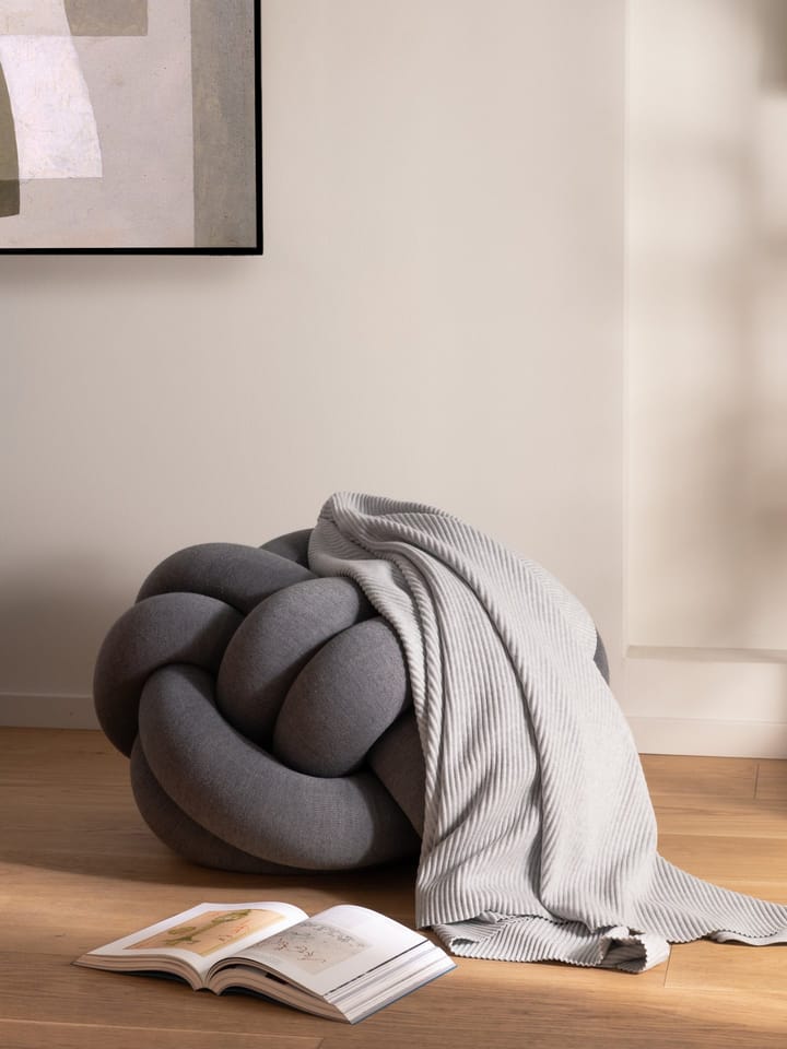 Pleece pledd 140 x 170 cm, Lysegrå Design House Stockholm