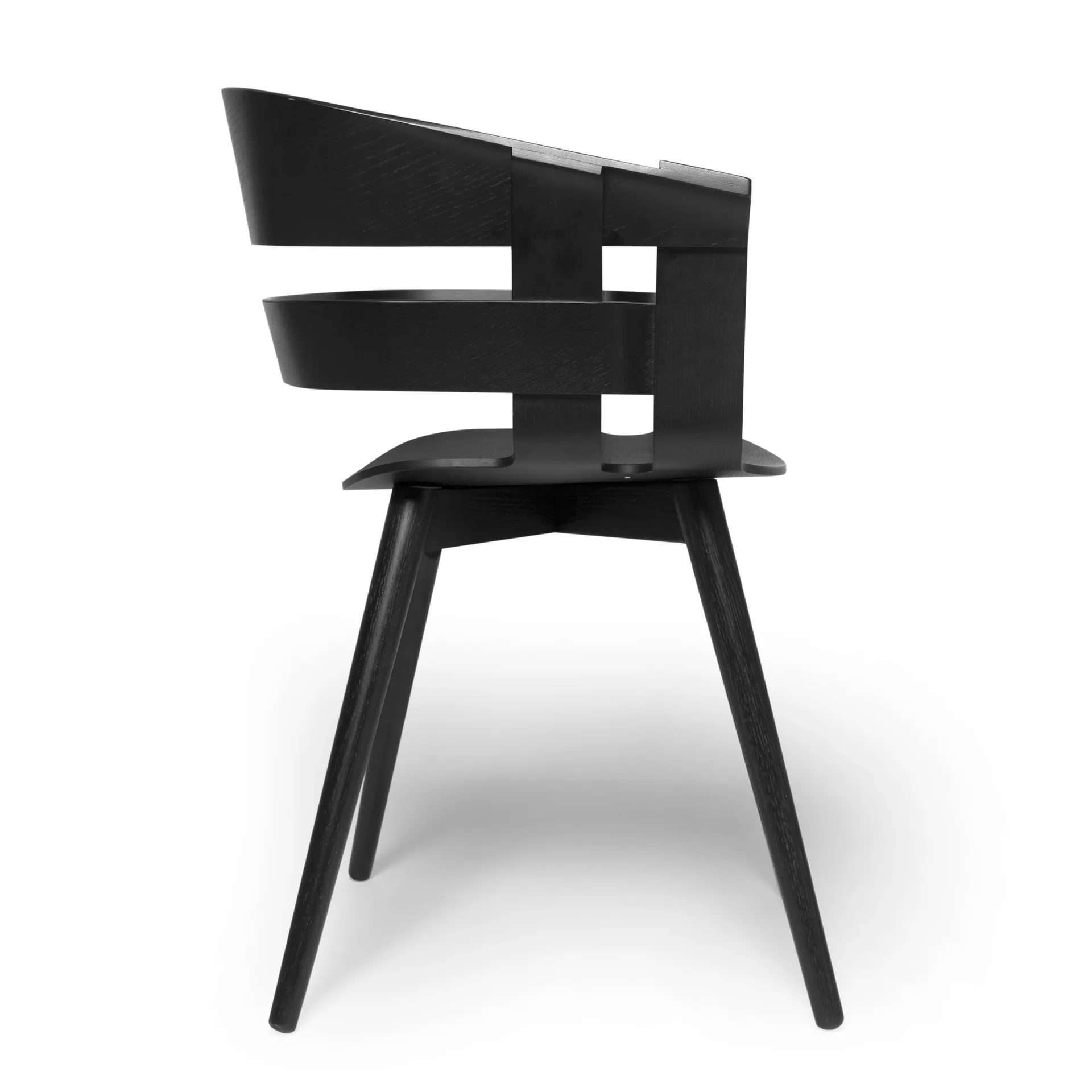 Wick Chair stol, svart-svarta askbein Design House Stockholm