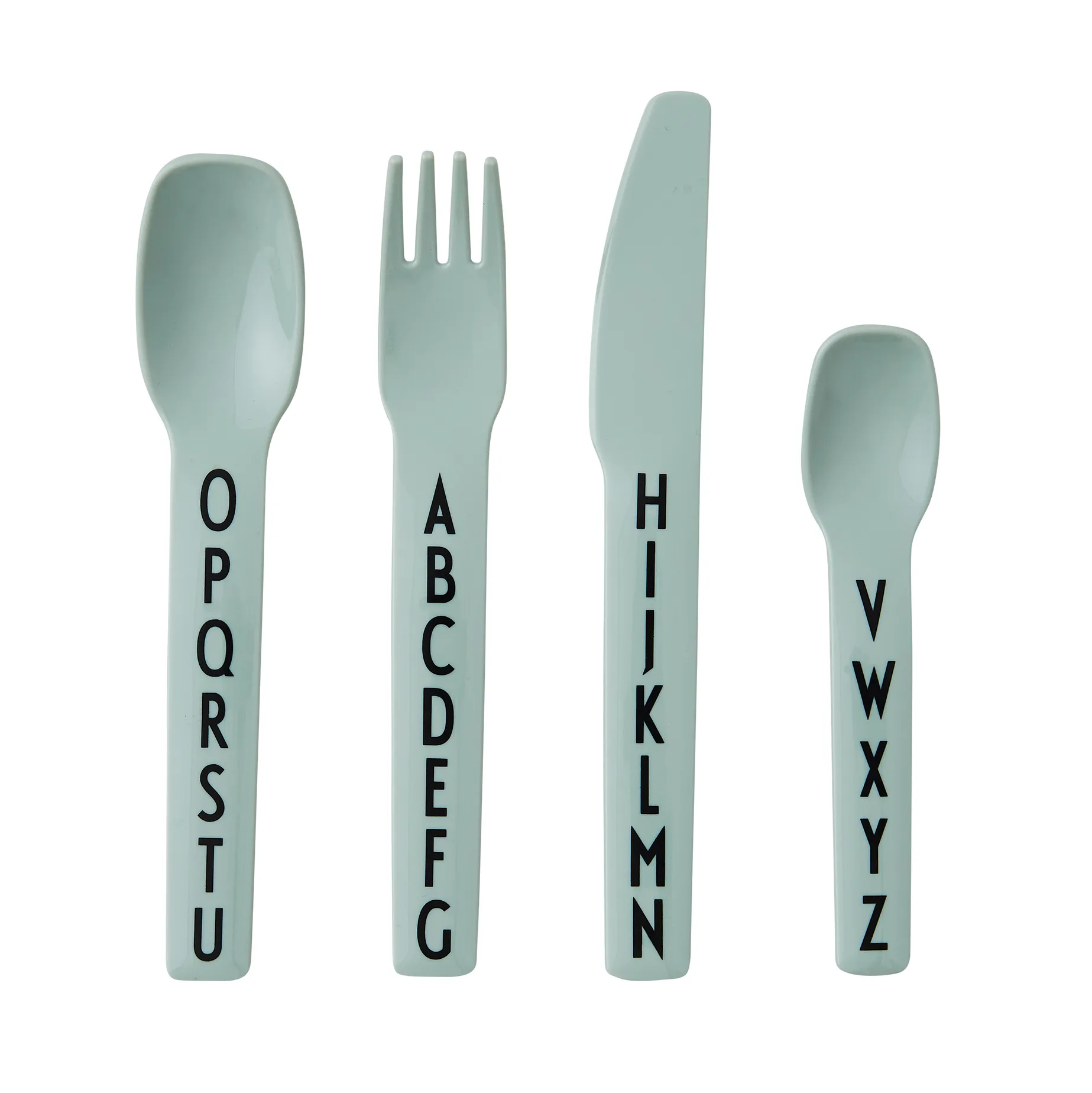 Design Letters barnebestikk melamin, Grønn Design Letters