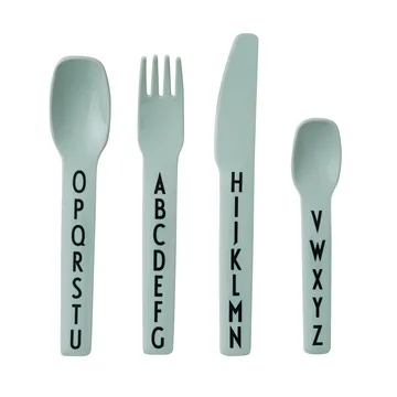 Design Letters barnebestikk melamin - Grønn - Design Letters