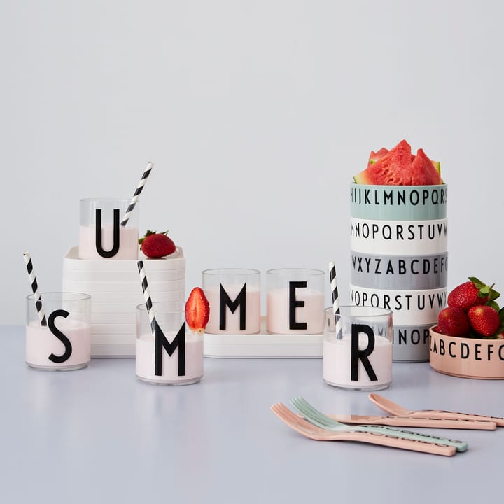 Design Letters barnebestikk melamin, Nude Design Letters