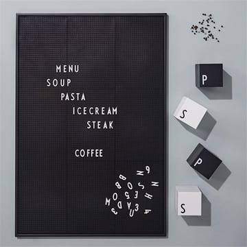 Design Letters bokstavstavle A2 - Svart - Design Letters