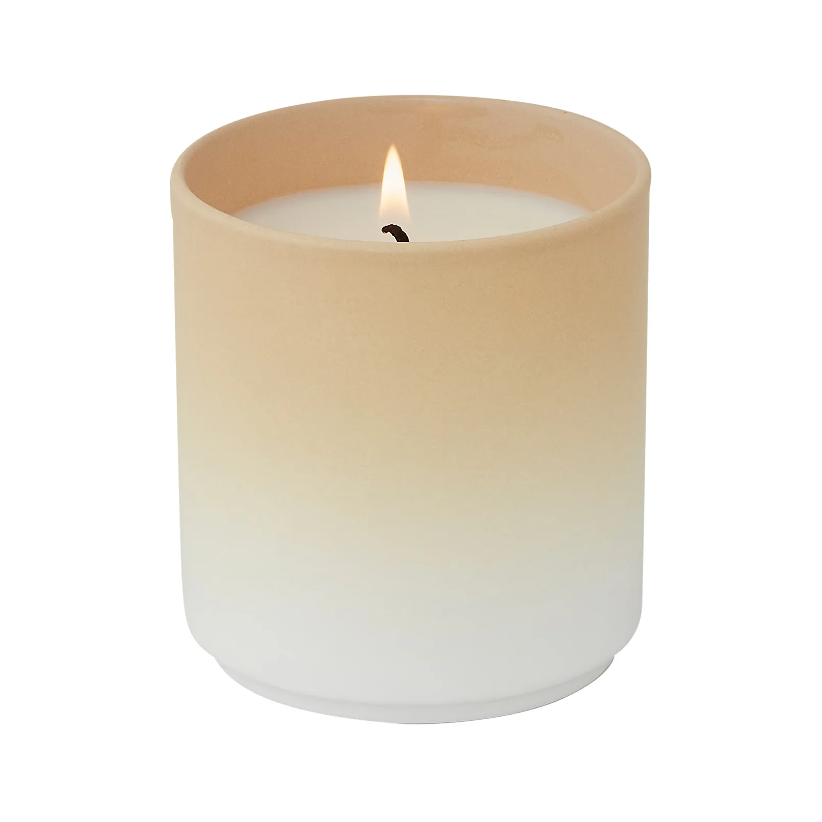 Design Letters dip dye duftlys Ø 8 cm, Beige Design Letters