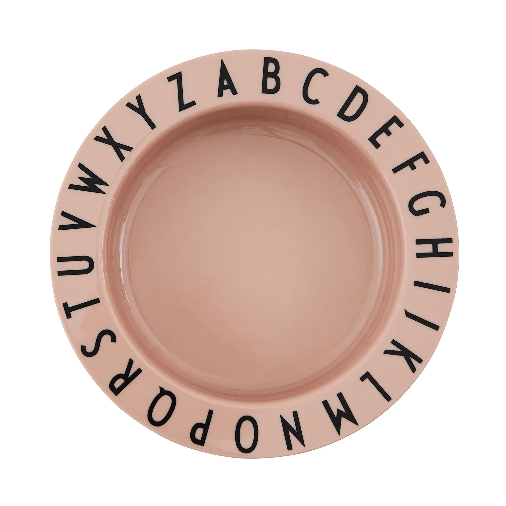 Design Letters Eat&Learn dyp tallerken, Nude Design Letters