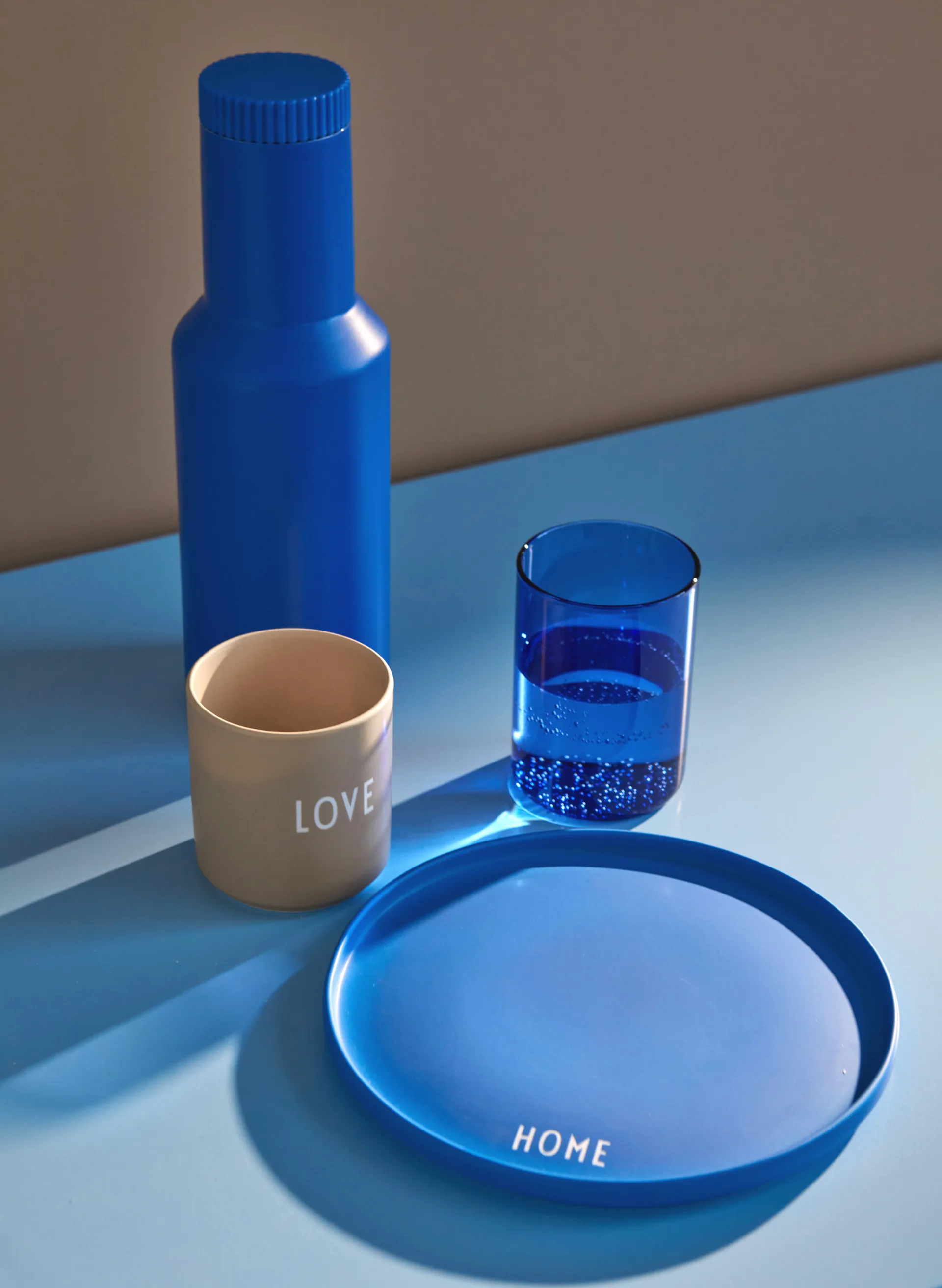 Design Letters favorittallerken Ø 22 cm, Cobalt blue Design Letters