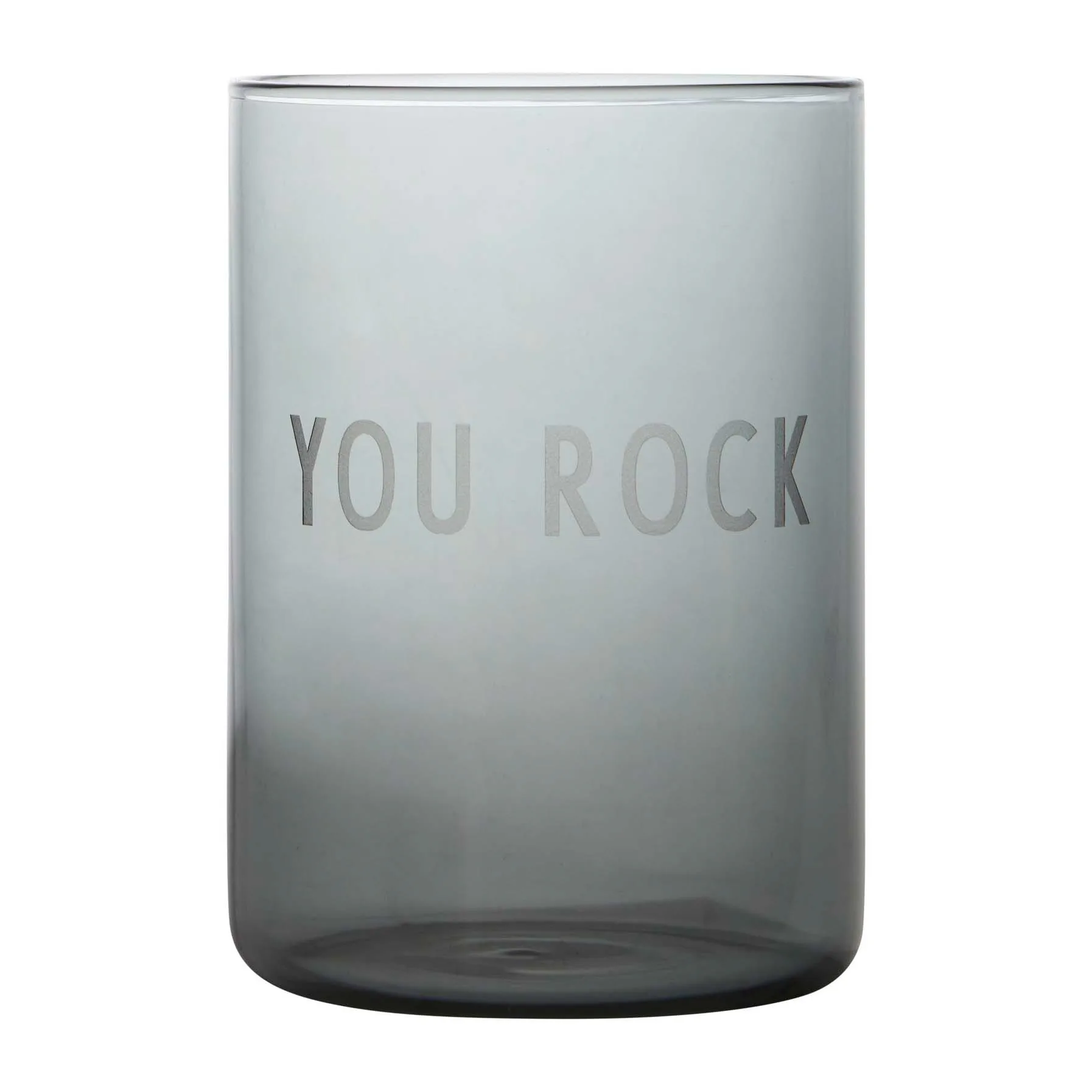 Design Letters favorittglass 35 cl, You rock-black Design Letters