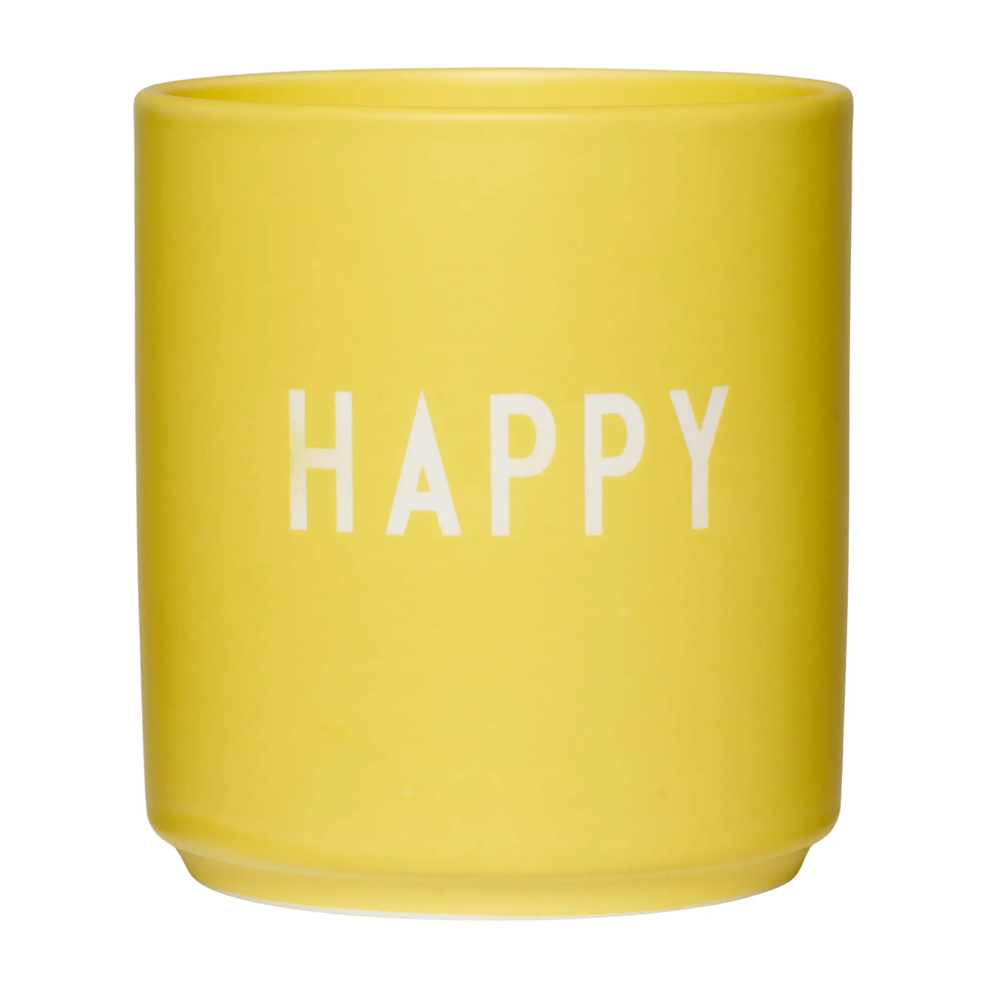 Design Letters favorittkopp 25 cl, Happy-yellow Design Letters