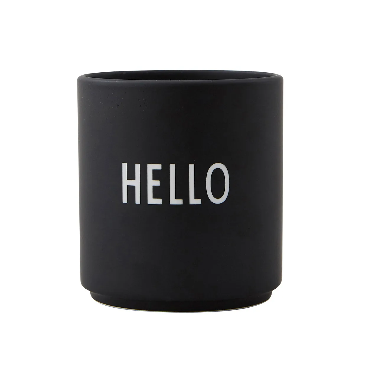 Design Letters favorittkopp 25 cl, Hello-black Design Letters