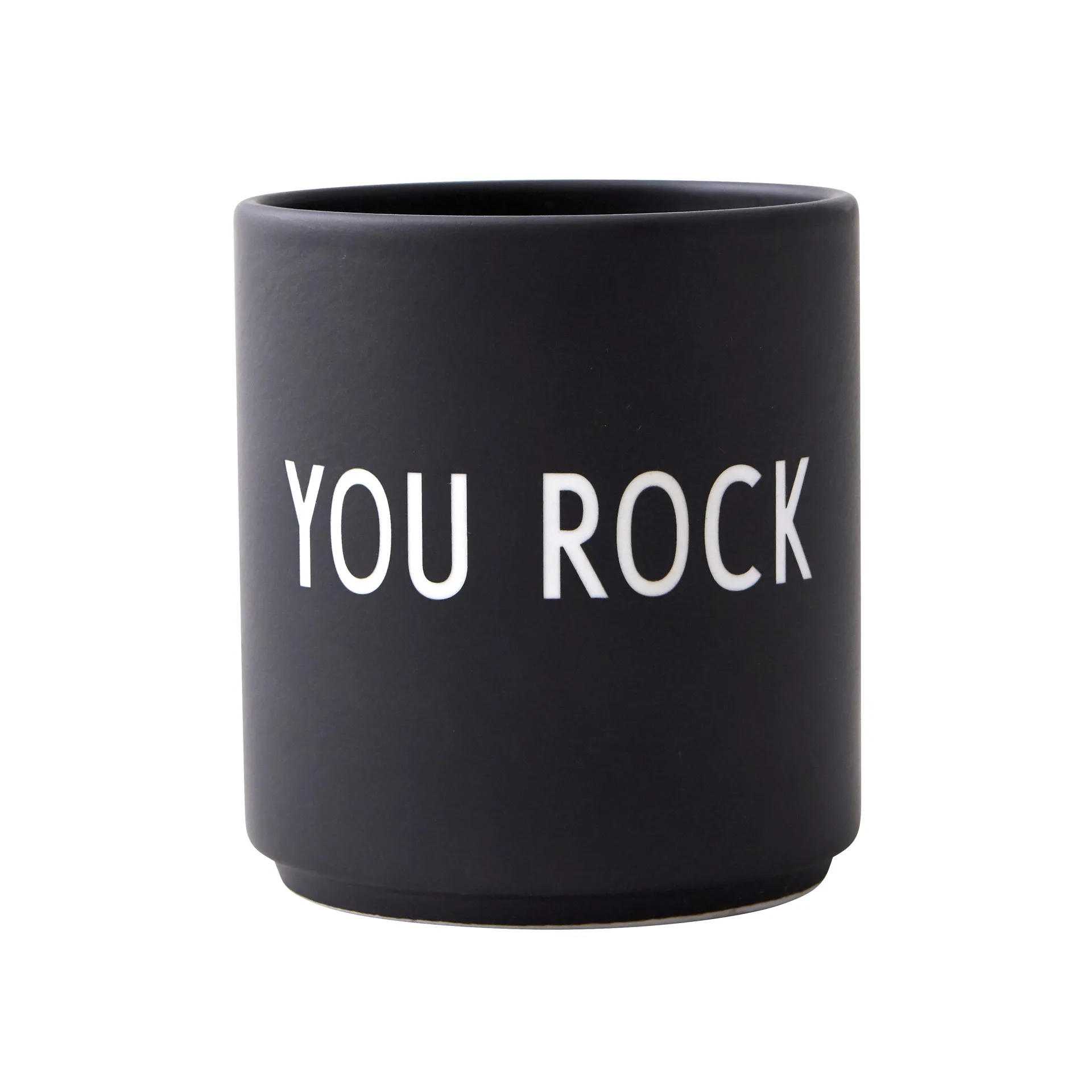 Design Letters favorittkopp 25 cl, You rock-black Design Letters