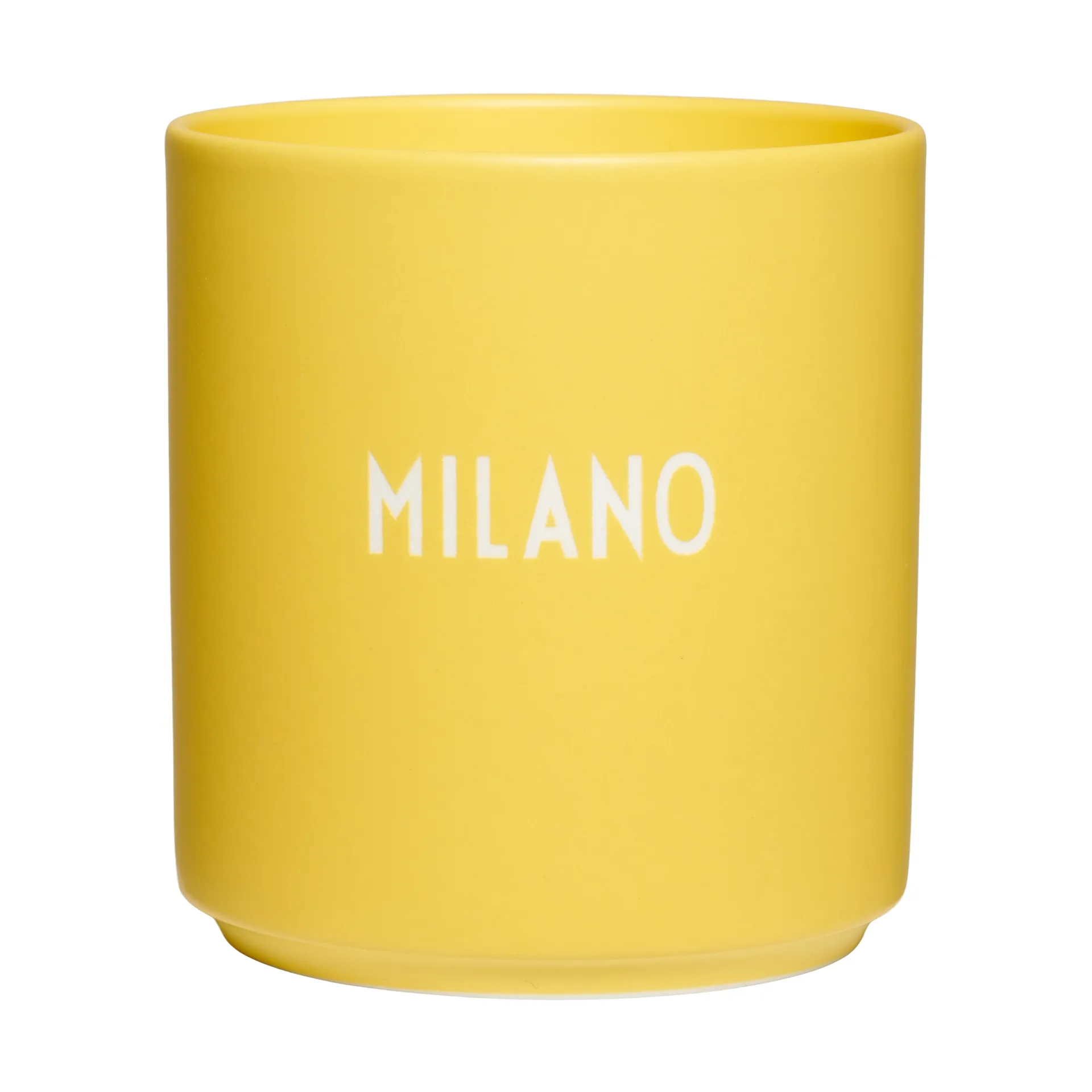Design Letters favorittkopp International 25 cl, Milano-yellow Design Letters
