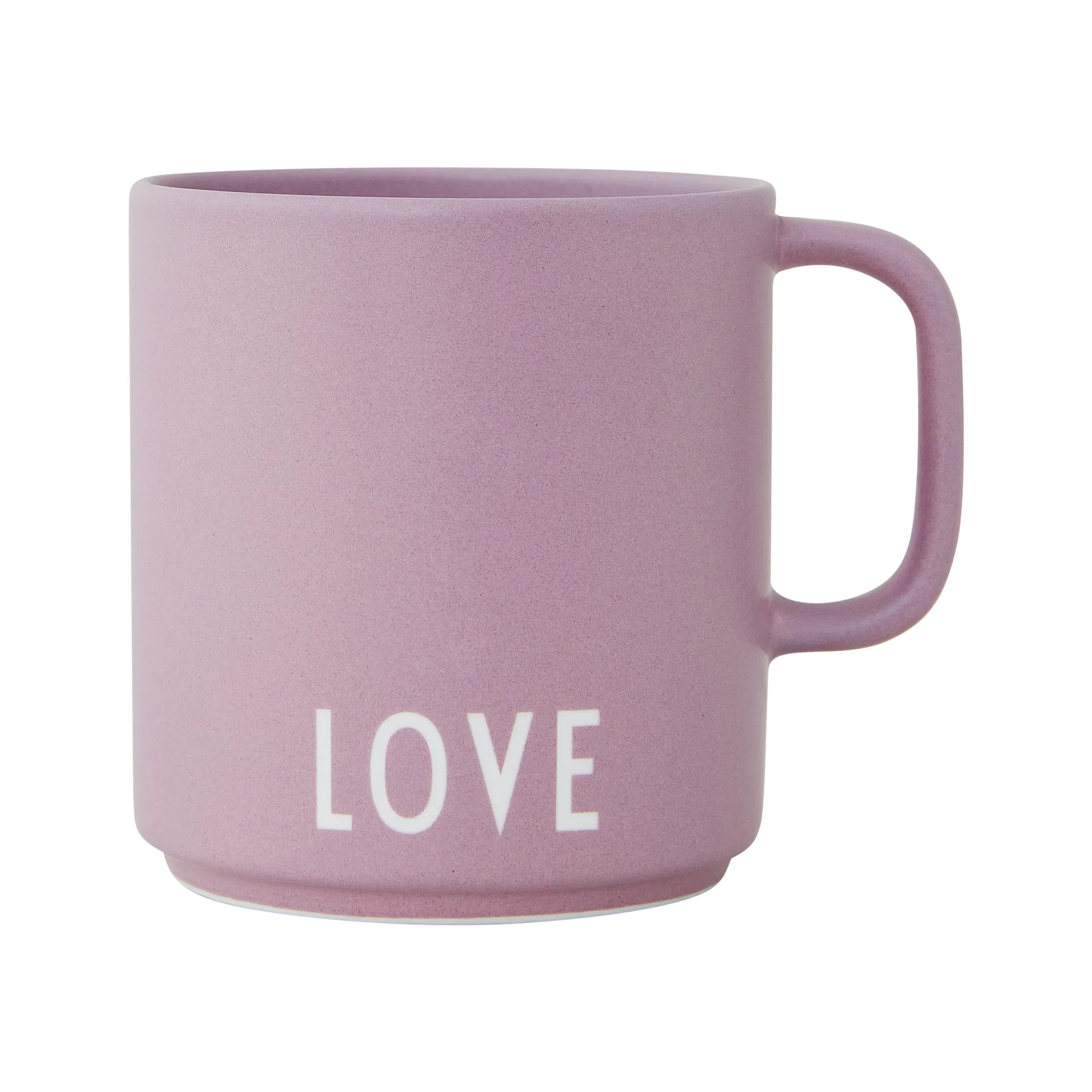 Design Letters favorittkopp med hank 25 cl, Love-lavender Design Letters