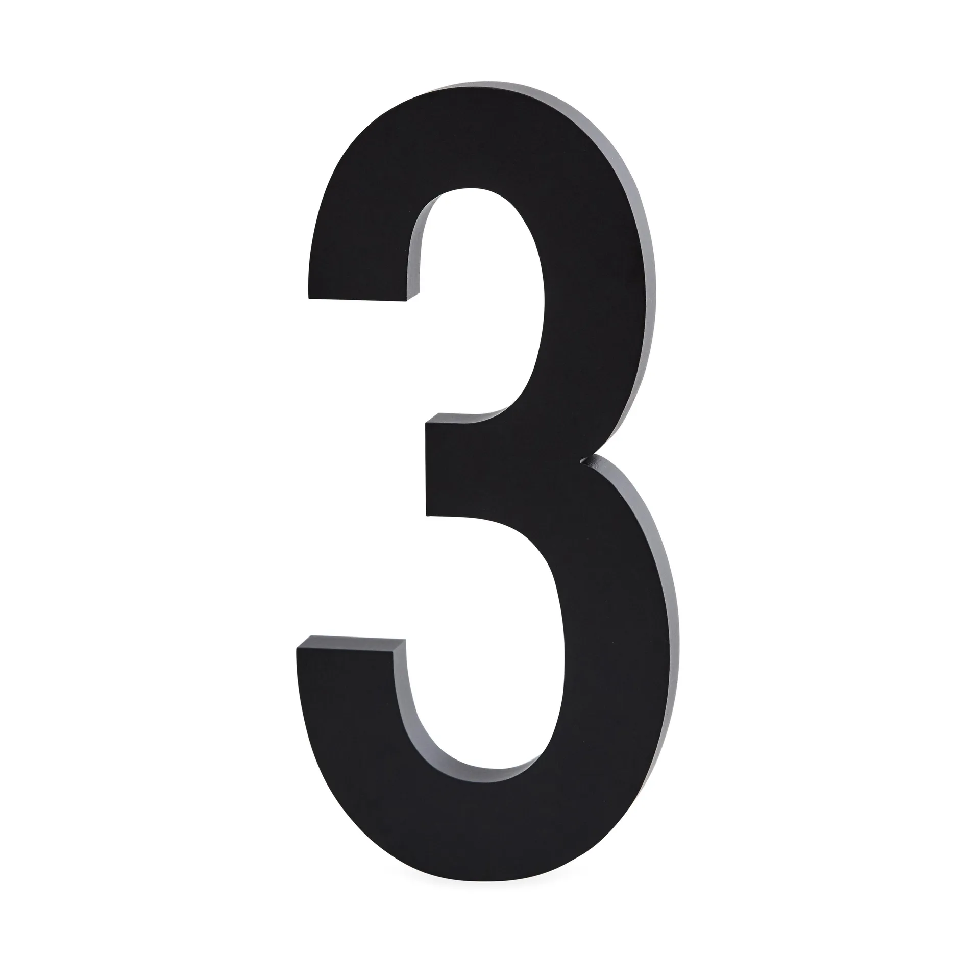 Design Letters tall aluminium 100 mm, 3 Design Letters