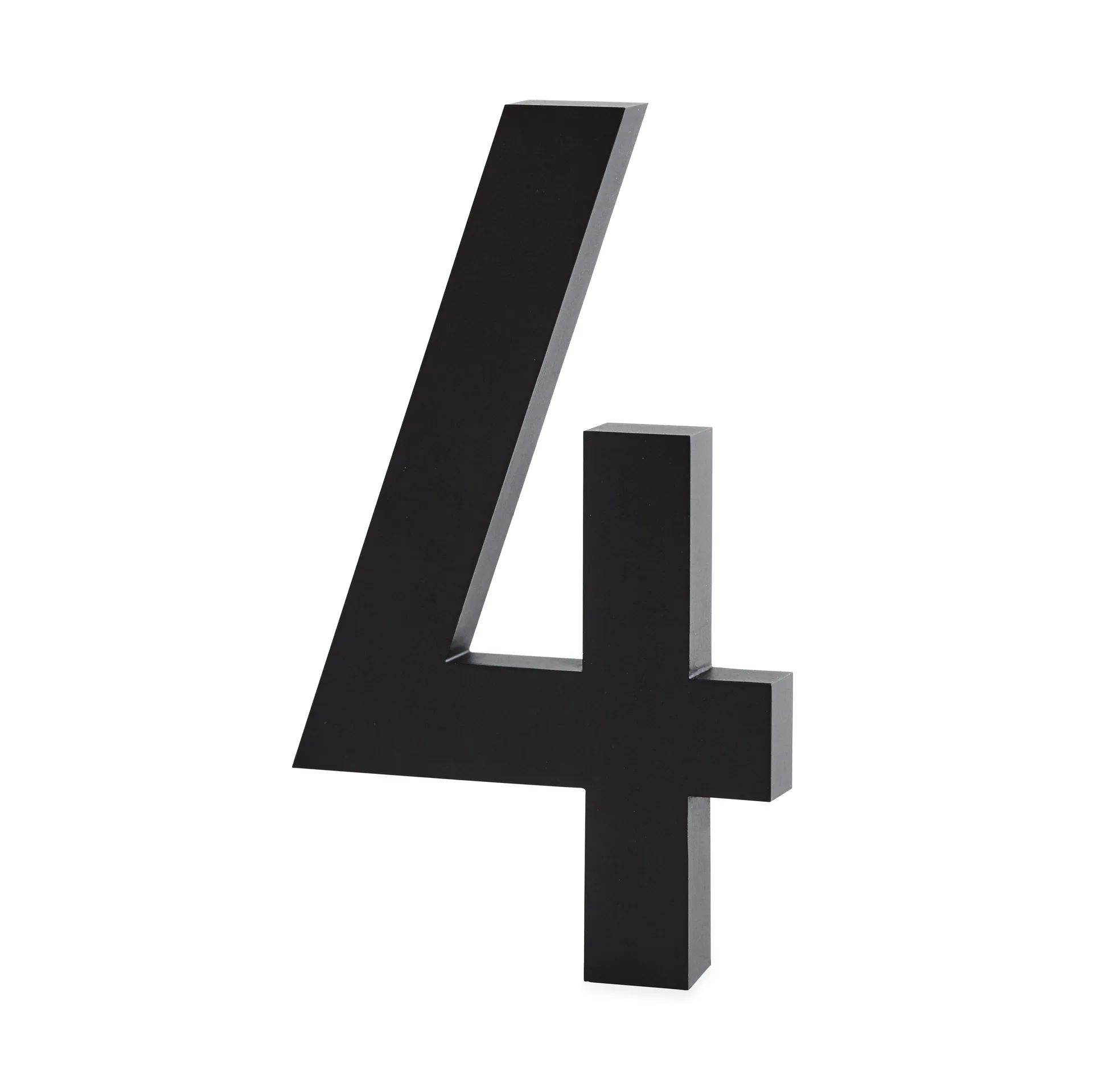 Design Letters tall aluminium 100 mm, 4 Design Letters