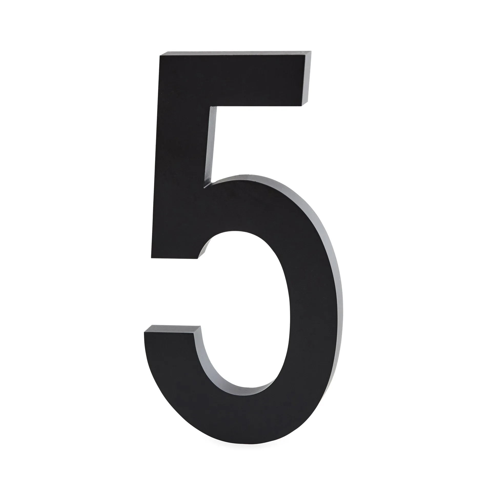 Design Letters tall aluminium 100 mm, 5 Design Letters