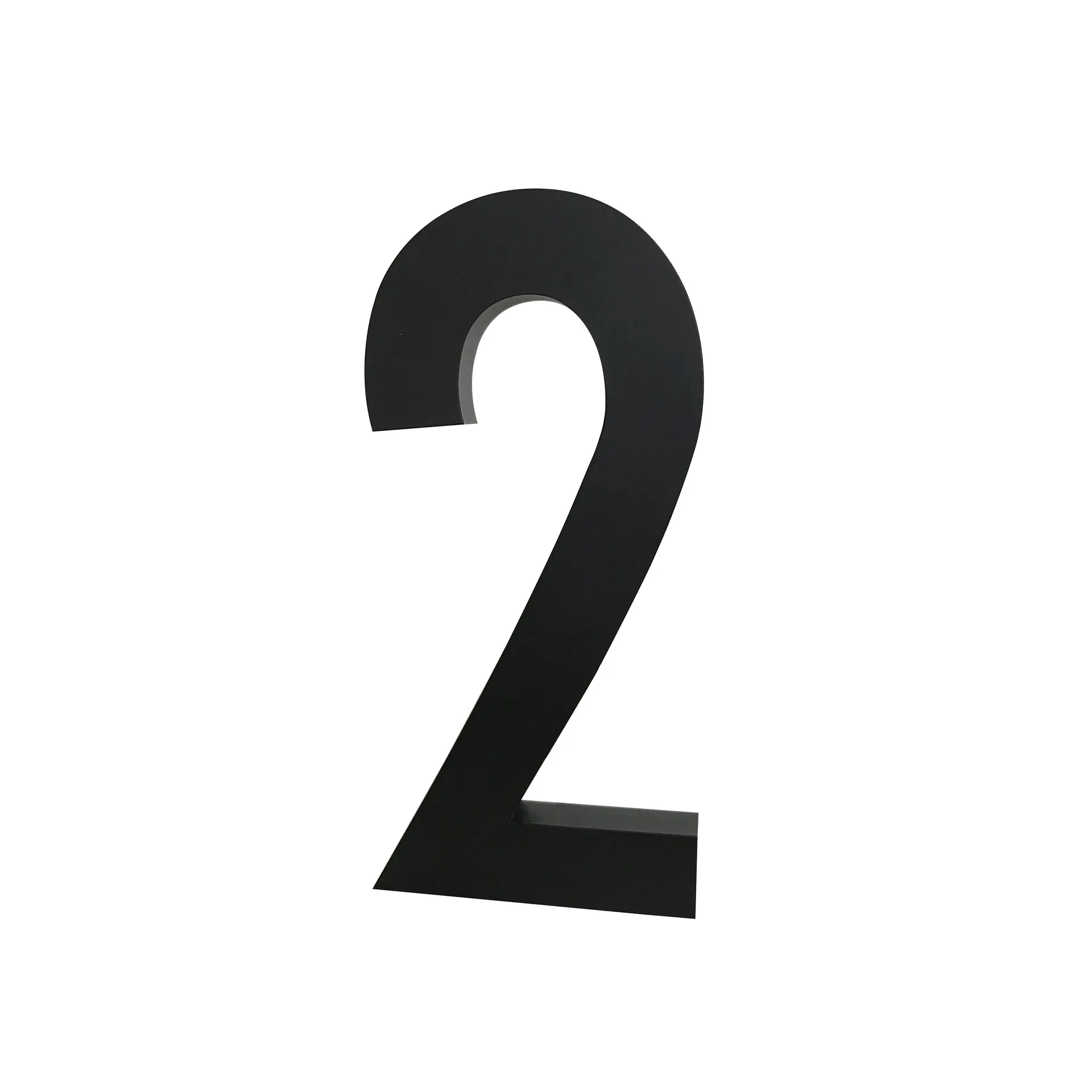 Design Letters tall aluminium 50 mm, 2 Design Letters