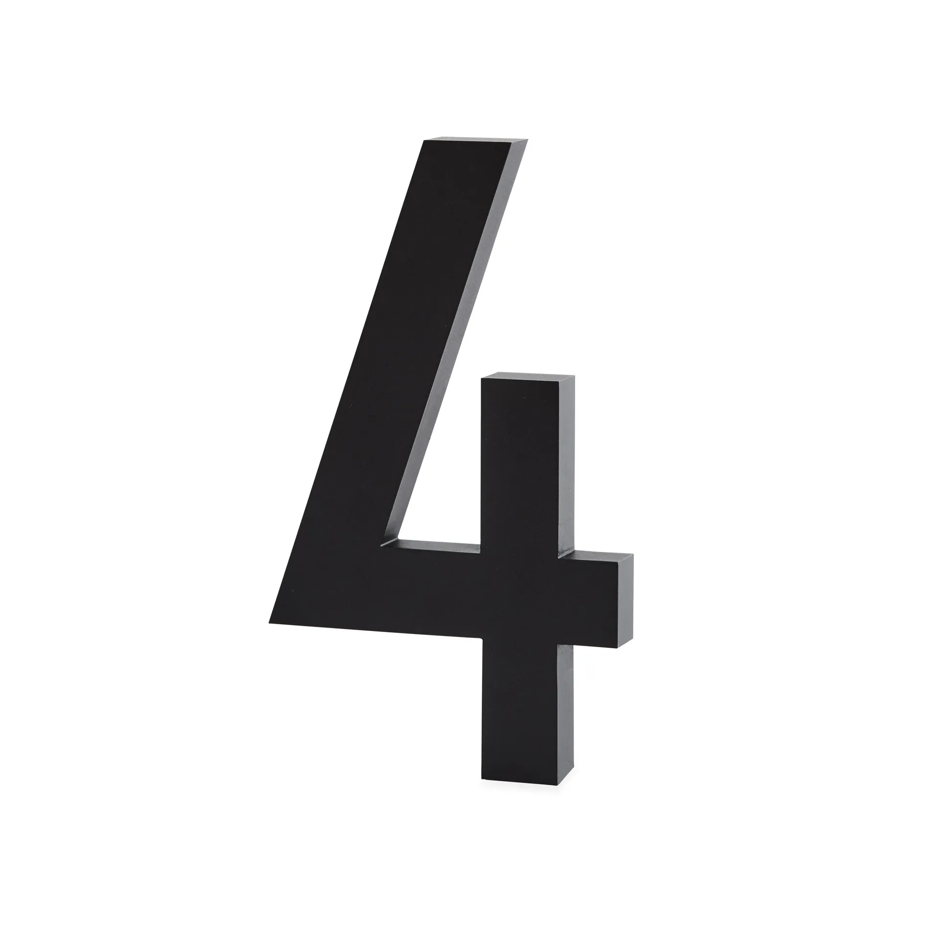 Design Letters tall aluminium 50 mm, 4 Design Letters