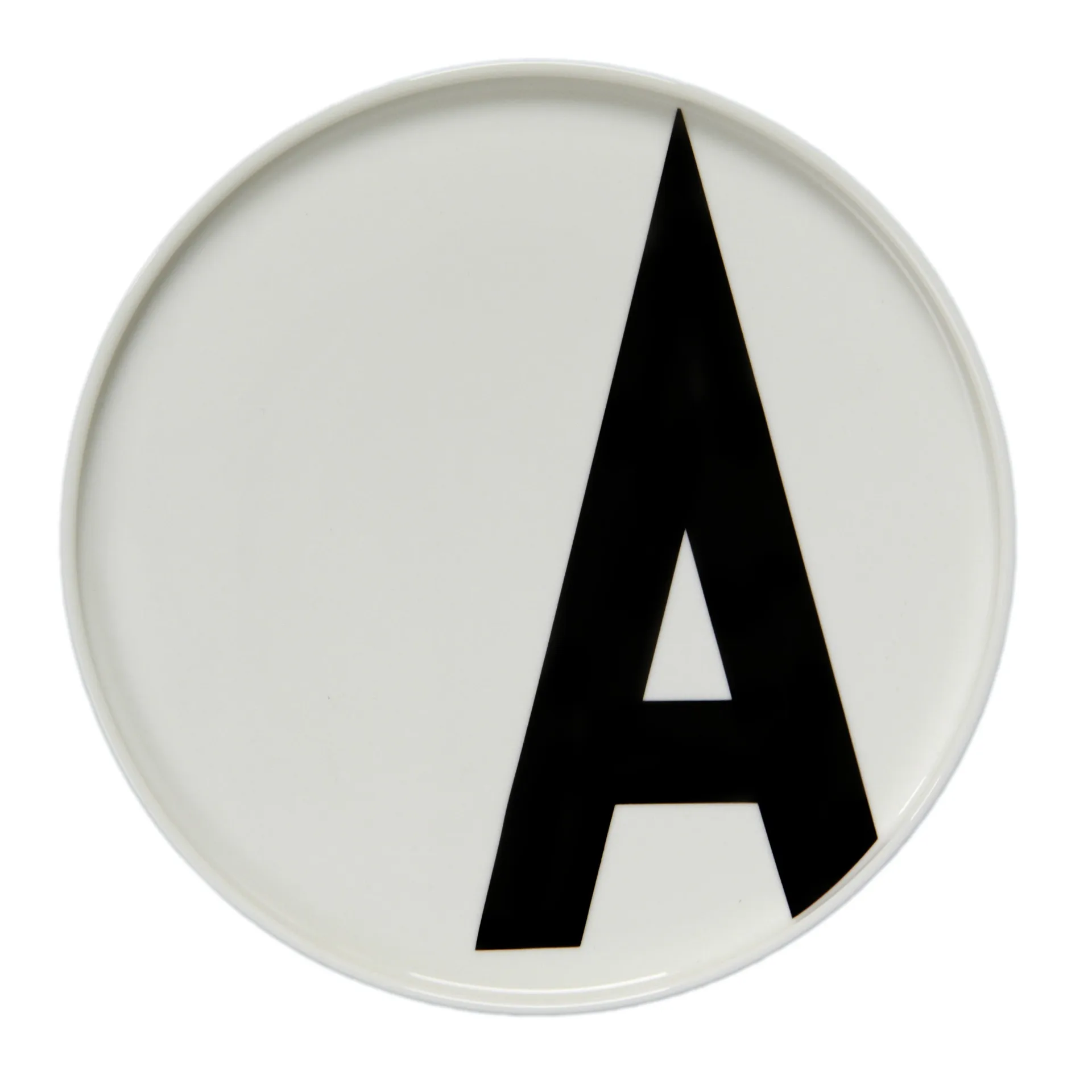 Design Letters tallerken, A Design Letters