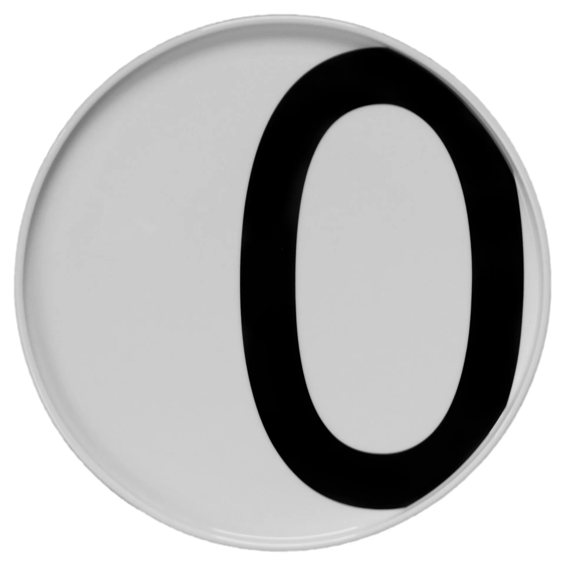 Design Letters tallerken, O Design Letters