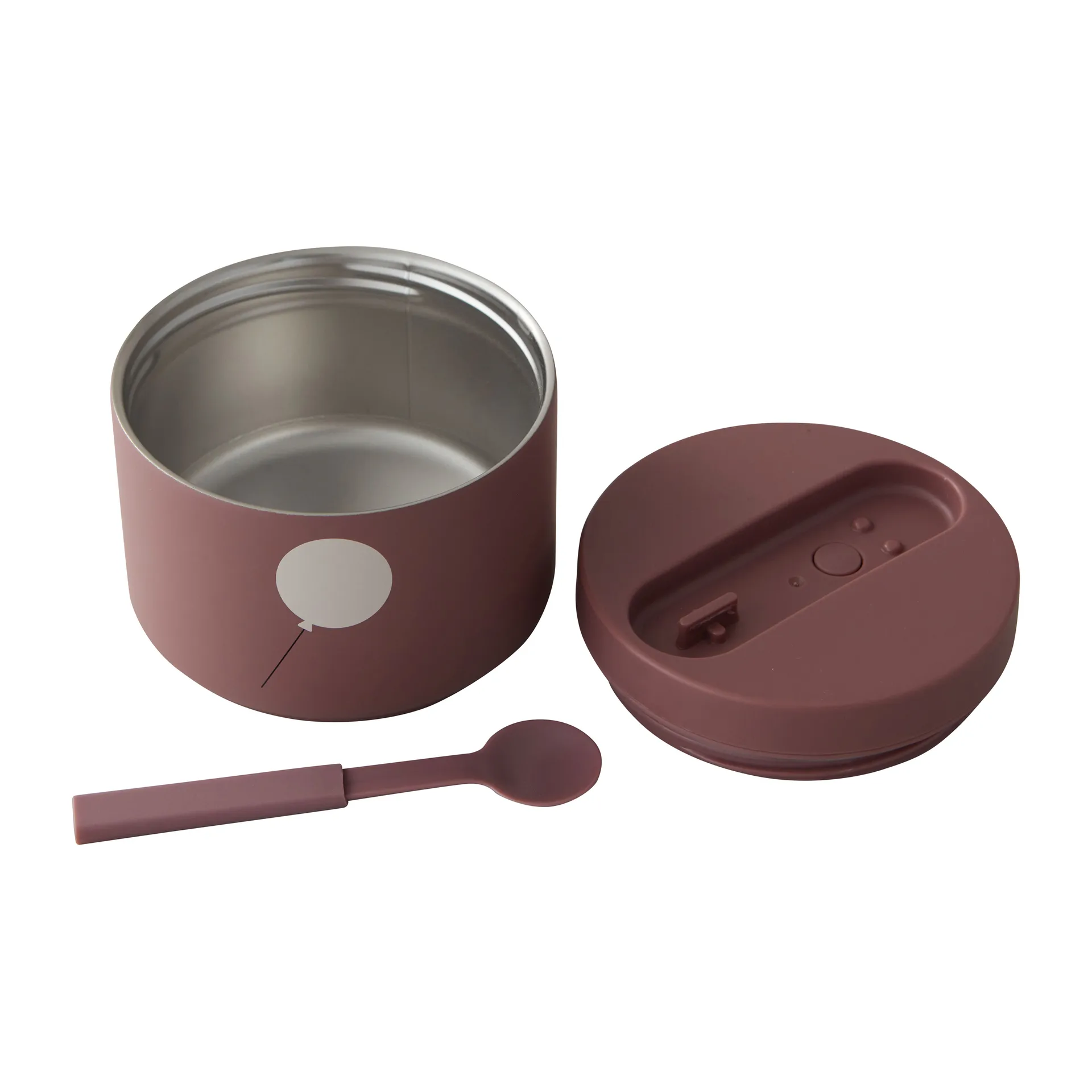 Design Letters termoboks stor, Balloon-ash rose Design Letters