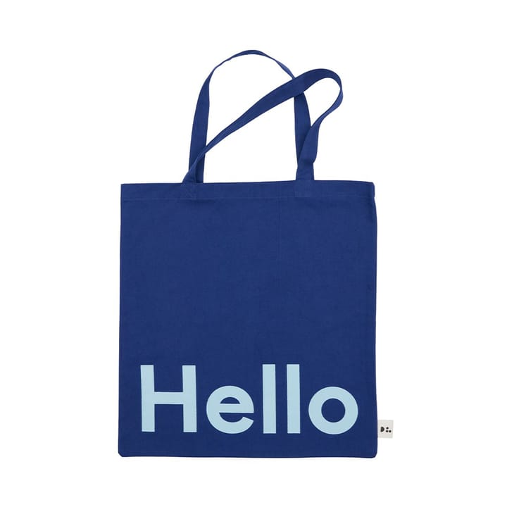 Design Letters Tote bag veske - Hello-mørkeblå - Design Letters