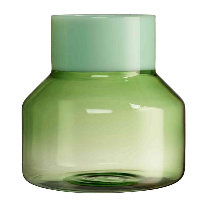Generous vase large Ø 16,5 cm - Milky green-green - Design Letters