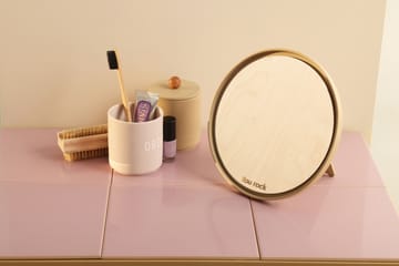 Mirror Mirror bordspeil Ø 21 cm - Beige - Design Letters