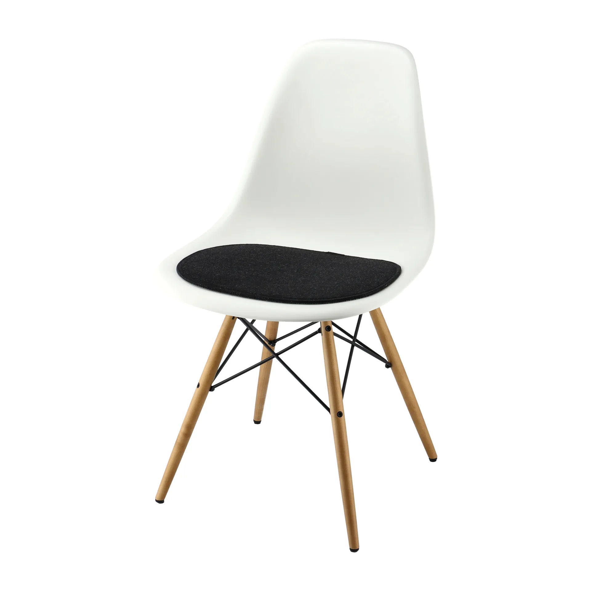 Eames DSR/DSW pute, antrasitt Designers Eye