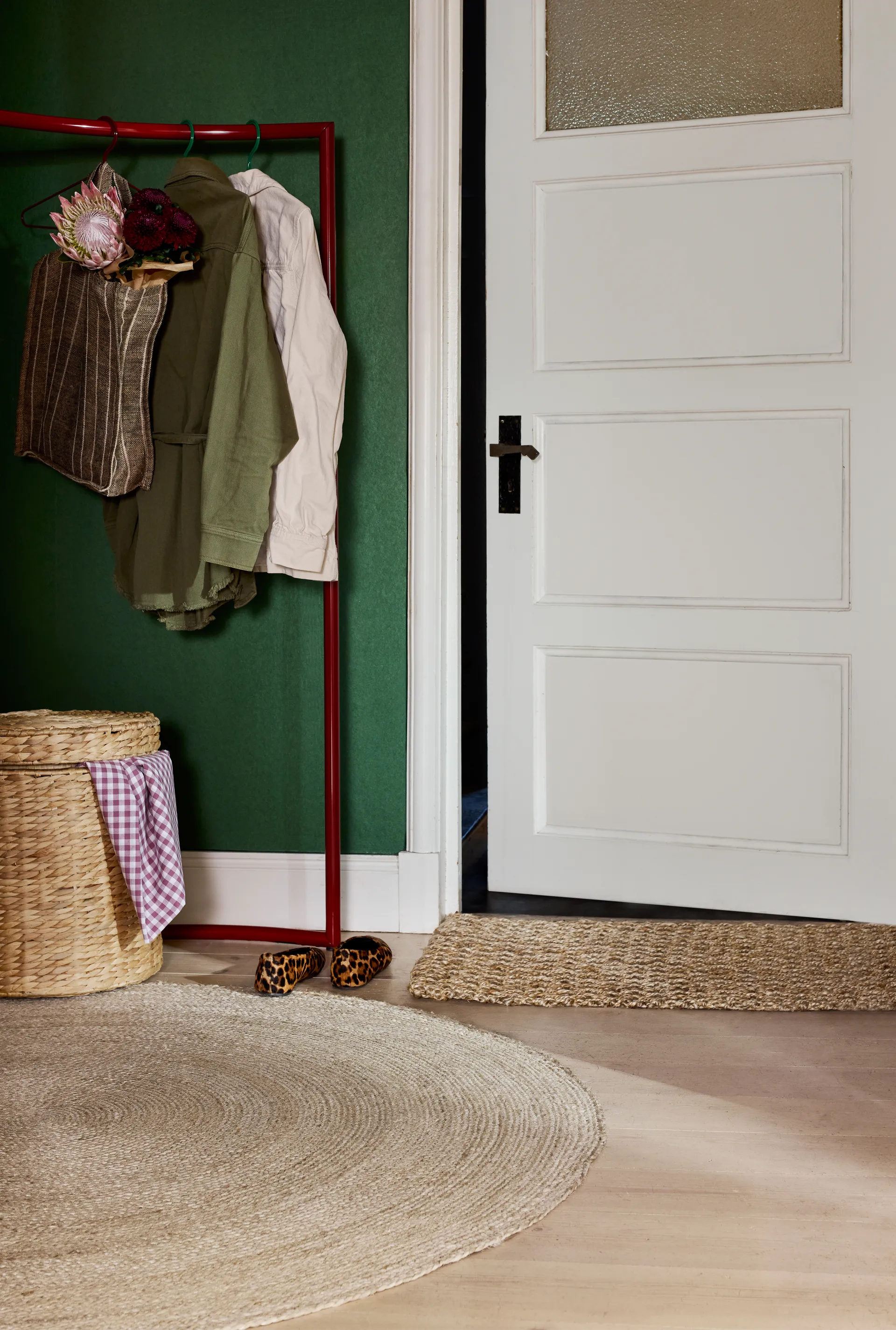 Elin gulvteppe natural grey, Ø150 cm Dixie