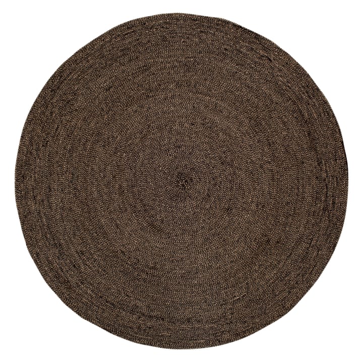 Ella matte Ø125 cm - Svart-natur - Dixie