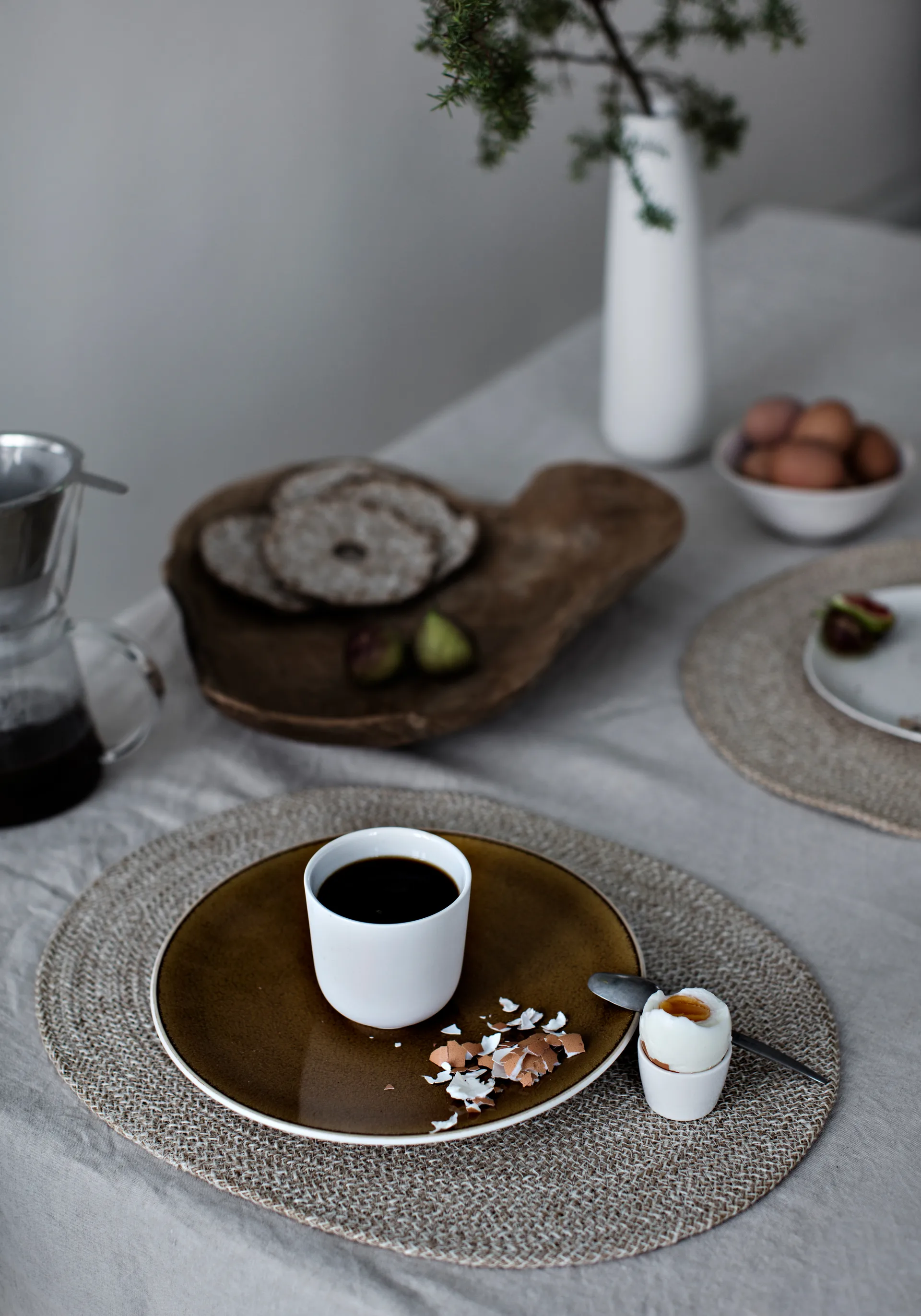 Ella spisebrikke oval, Beige Dixie