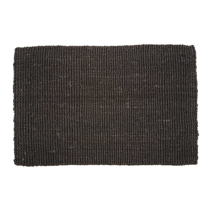 Jute dørmatte svart - 60x90 cm - Dixie
