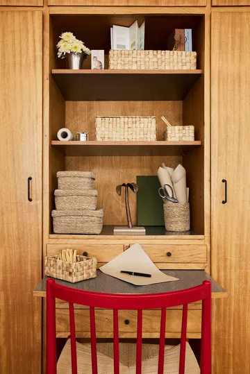 Lily oppbevaringsboks panama 3 deler - Natural - Dixie