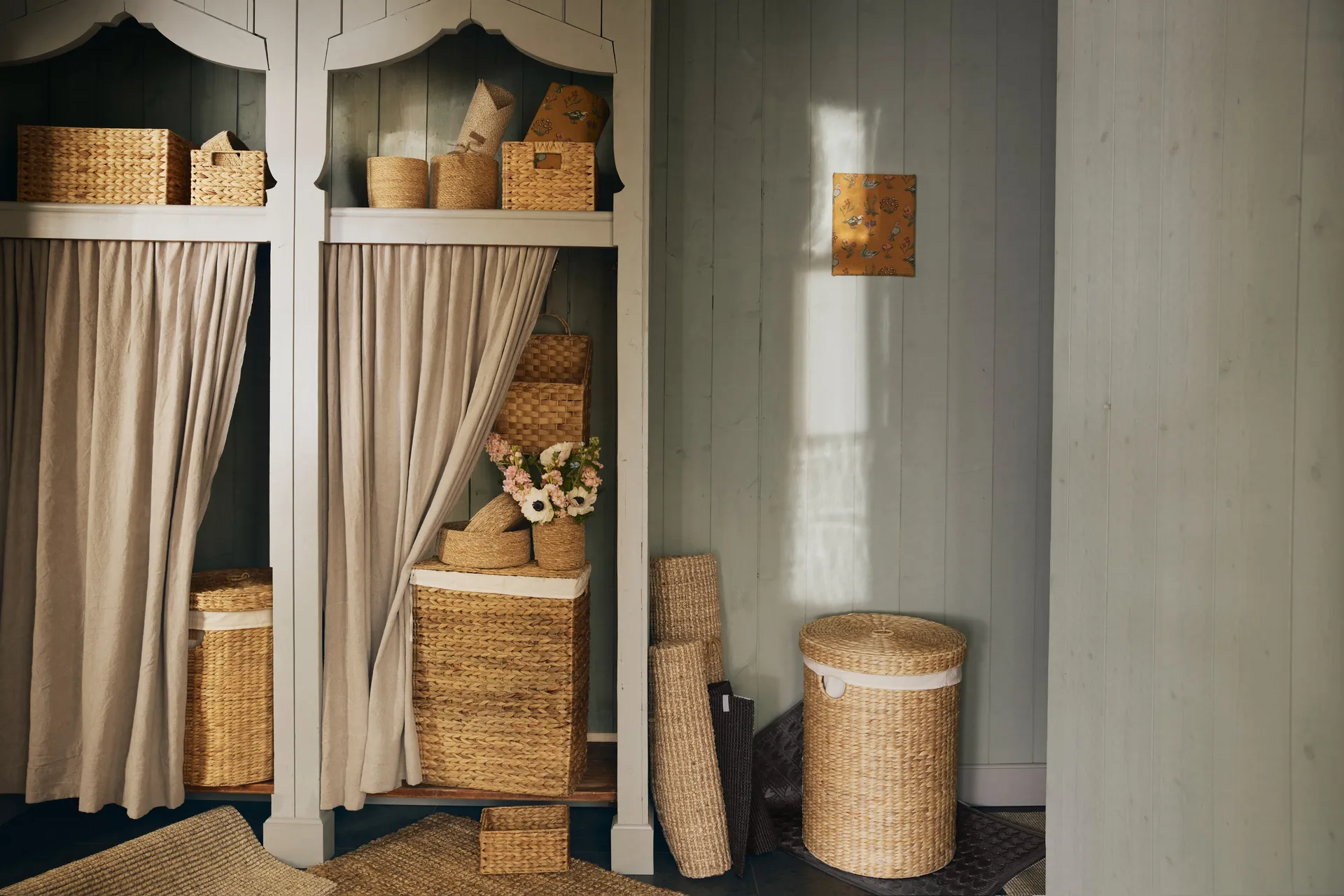 Lily oppbevaringskurv small 3 deler, Natural Dixie