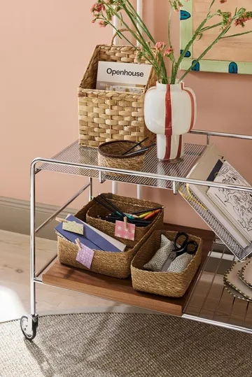 Lily veggkurv 2 deler - Natural - Dixie