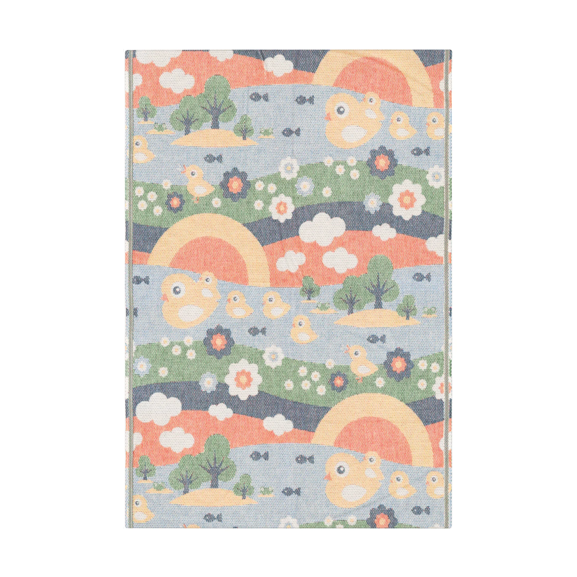 Ankdalen babypledd 72x105 cm, Multi Ekelund Linneväveri