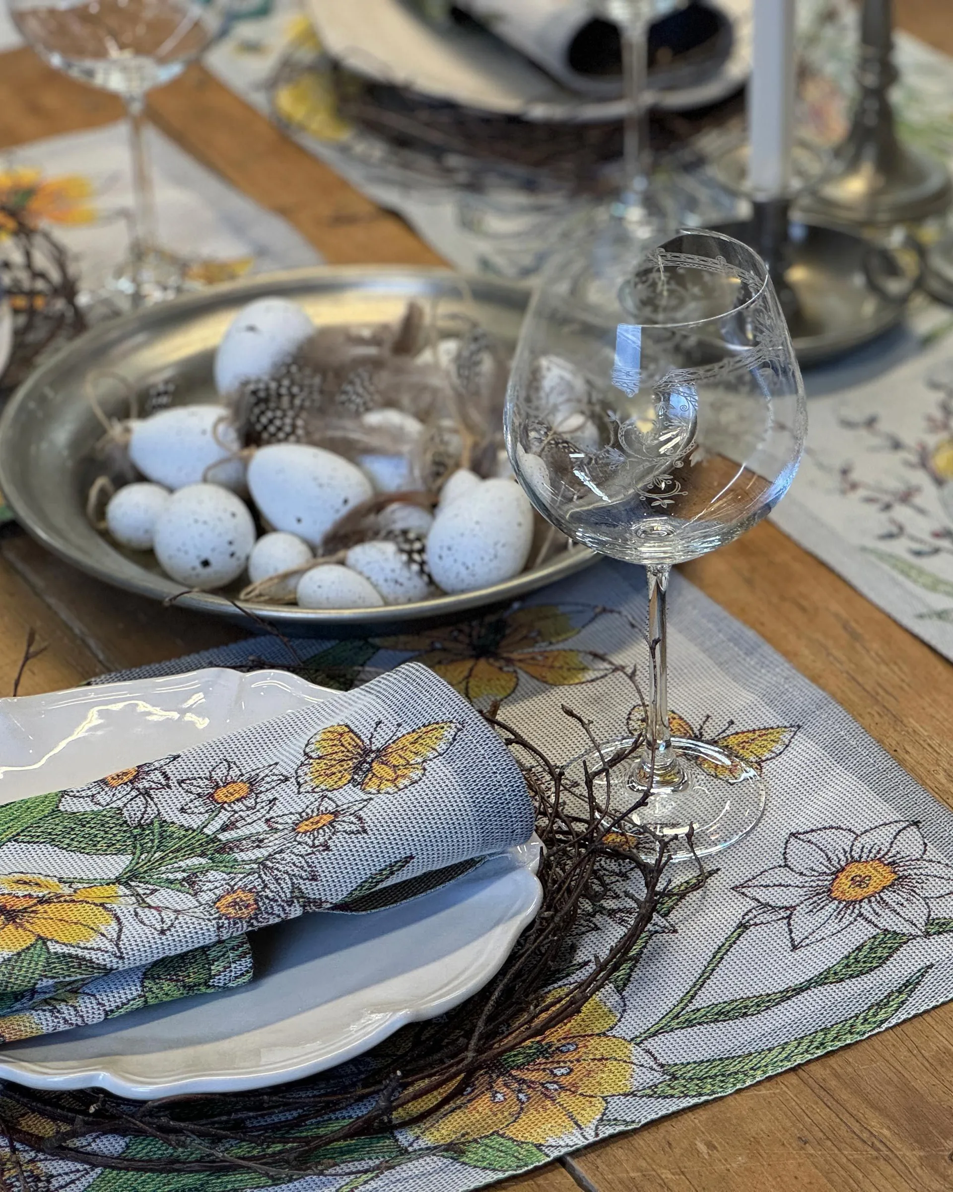 Fruit putetrekk 40x40 cm, Oransje Ekelund Linneväveri