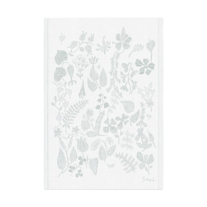 Herbarium kjøkkenhåndkle 35x50 cm - Grå - Ekelund Linnev�äveri